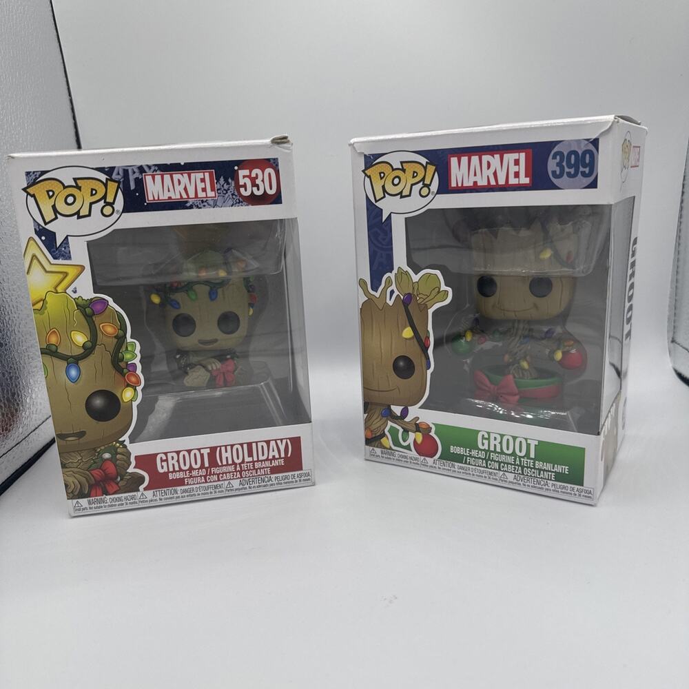 Funko Pop! Marvel Groot Holiday Bundle